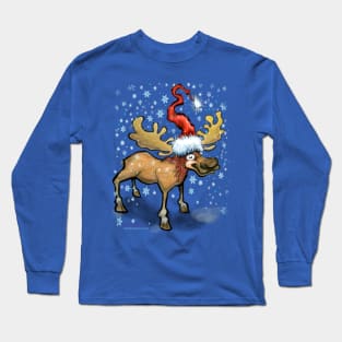 Merry Christmoose Long Sleeve T-Shirt